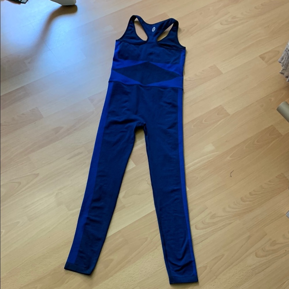 Tory Burch Navy Blue Racerback Jumpsuit